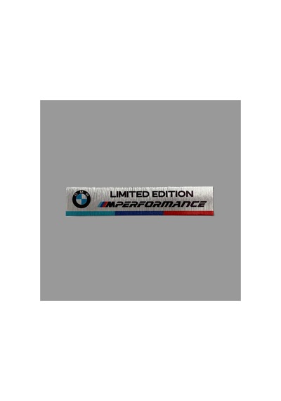 Bmw M Limited Edition Metal Etiket 2x10 Cm Arkası Yapışkanlı
