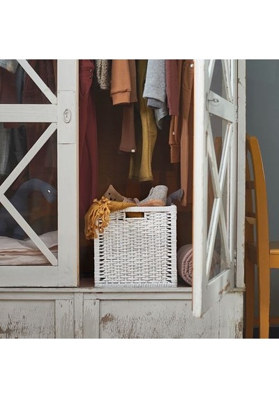 Ikea Branäs Sepet, Beyaz, 32x34x32 Cm