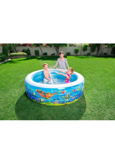 Havuz Şişme Jumbo Desenli Yuvarlak 196cm X 53cm Bestway 51122