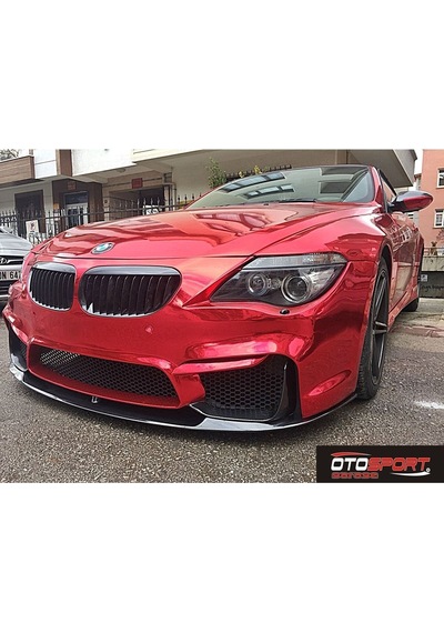 Bmw 6 Kasa E63 M6 Ön Tampon Ve Lip Fiberglass Boyasız