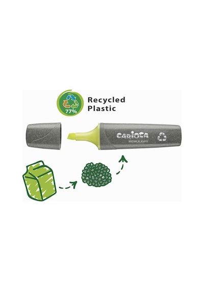 Carioca Eco Family Fosforlu Işaretleme Kalemi 4 Lü 4 Renk