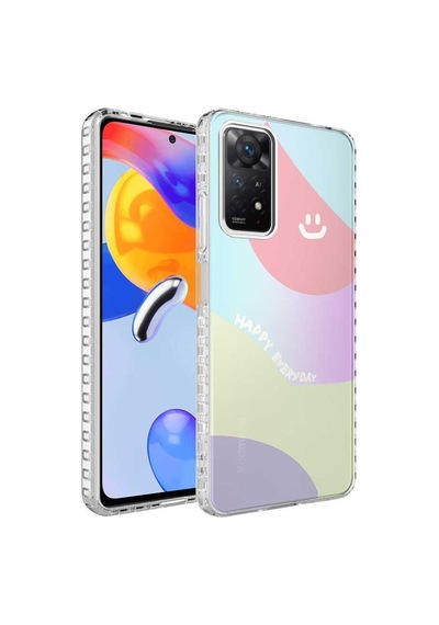 Redmi Note 11 Pro 5G Kilif Airbag Kenarli Renkli Desenli Elegans 562695468
