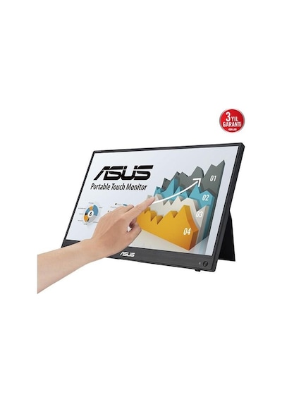 Asus 16" Dokunmatık Zenscreen Mb16amtr 5ms 60hz Mhdmı-usbc Bataryalı Taşınabilir Monitör