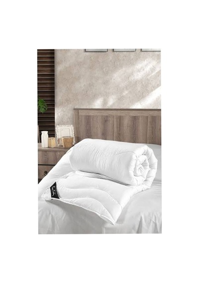 Montessori Uyku Seti, 100x200, Pierrecardin İç Yorgan, Nevresim 155 215, Lastikli Çarşaf, Koton Mavi-krem