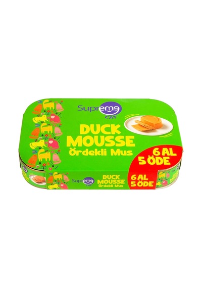 Cat Ördekli Püre 85gr 6 Al 5 Öde Islak Mama