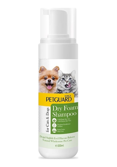 Petguard Aloe Veralı Kuru Köpük Şampuan 200 ML