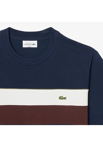 Lacoste Golf Colour Block Erkek T-shirt Lacivert