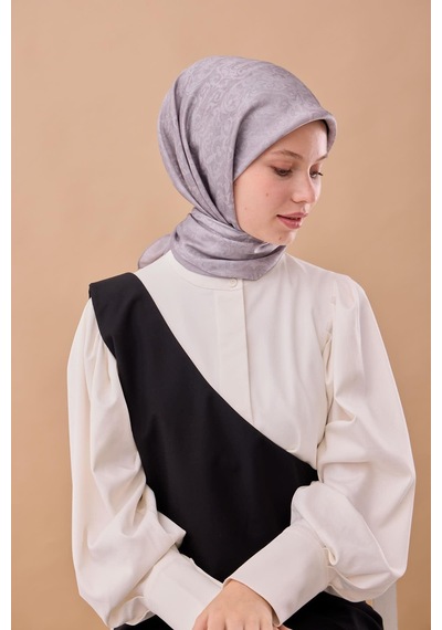 Silk Home Shiny Eşarp 75012-06 Gri, Gümüş