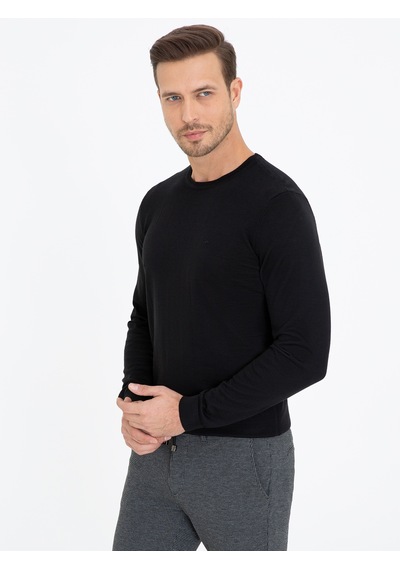 Cacharel Erkek Siyah Kazak /triko 50237038-vr046