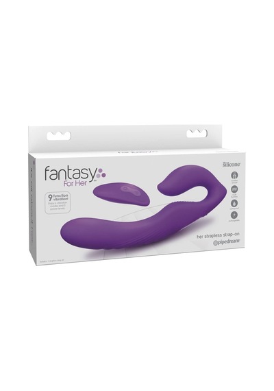 Pipedream Fantasy For Her Ultimate Straplez Strap-on, Mor, 8,75 İnç