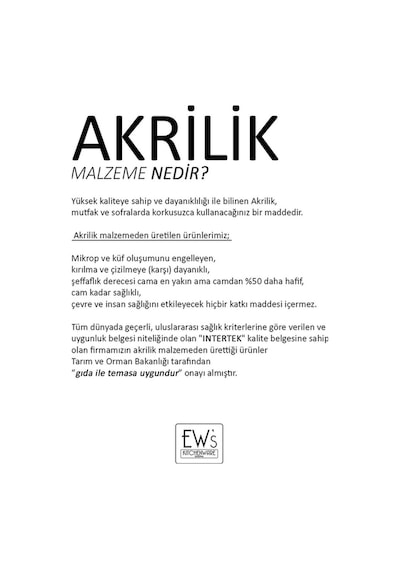 Akrilik Füme Ayaklı  Bardak