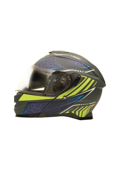 My Helmets Mks002-rgby Güneş Vizörlü Şeffaf Çene Açılır Motosiklet Kaskı Çok Renkli