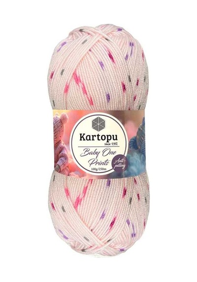 Baby One Prınt B2534-100 G-250 M-anti-pilling Renkli Bebek İpliği