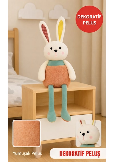40 Cm Uzun Bacaklı Tavşan Peluş Oyuncak Yumuşak Peluş, Dekor Ve Uyku Arkadaşı Diğer