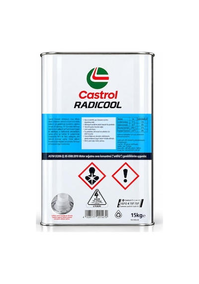 Castrol Radicool 15 Kg Konsantre Antifriz 4 Mevsim Motor Soğutma Sıvısı