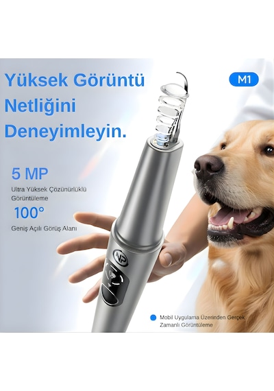 Npo M1 5mp Kameralı Uv'li 5 Modlu Ultrasonic Tartar Plak Pet Diş Temizleme Cihazı