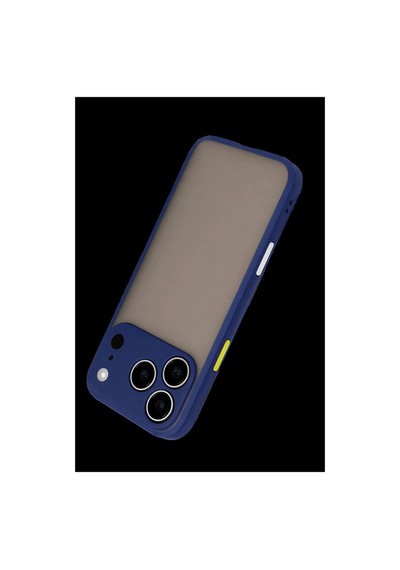 Apple iPhone Uyumlu,  17 Pro Max Kılıf Montreal Silikon Kapak - Lacivert
