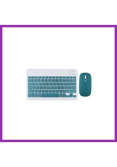 Bezos Kyb71 Kablosuz Türkçe Q Klavye Mouse Set - Koyu Yeşil Bty Diğer