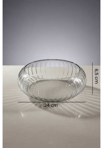 Rayan Glass Salata Ve Meyve Kasesi - Şeffaf