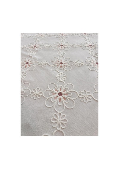 Tek Kişilik Desenli Pembe Detaylı Yatak Örtüsü Seti 1 Adet Yastık Kılıfı Dahil 180 X 260