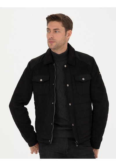 Pierre Cardin Erkek Siyah Deri Mont-kaban 50282834-001 Siyah