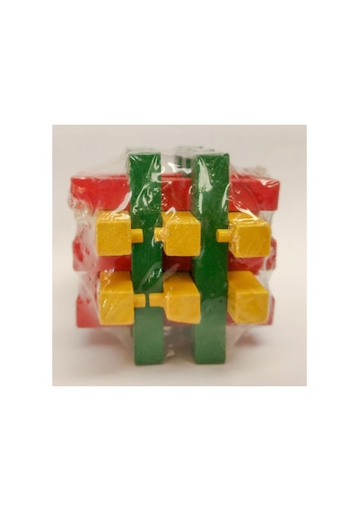 Calimera Toys Ahşap Zeka Bulmacası Renkli Akıl Oyunu