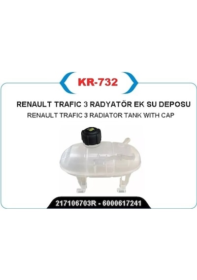Kaya Kr732-99 Yedek Su Deposu Genleşme Kavanozu Opel Vivaro B 2014 Ve Sonrası Renault Trafic 3 2014 Ve Sonrası Opel Vivaro B 14 19 1. 6dci R9m Kapaklı 95517213-217106703r-217101893r Kaya Kr732-99 Yedek Su Deposu Genleşme Kavanozu Opel Vivaro B 2014 Ve Sonrası Renault Trafic 3 2014 Ve Sonrası Opel Vivaro B 14 19 1. 6dci R9m Kapaklı 95517213-217106703r-217101893r