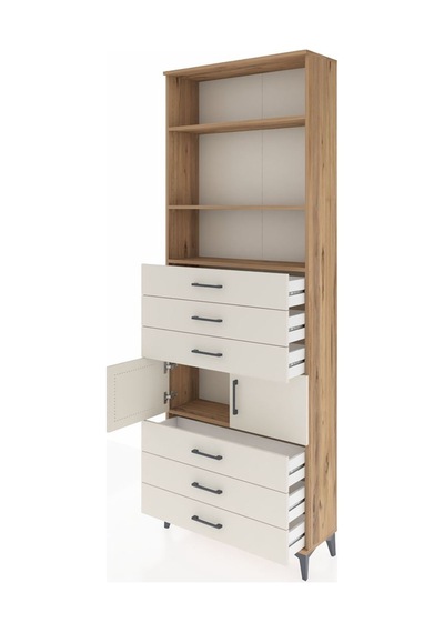 Arges Dolap 4 Raflı 6 Çekmeceli 2 Kapaklı 88x30x243 Çam-aytaşı Çam Arges Dolap 4 Raflı 6 Çekmeceli 2 Kapaklı 88x30x243 Çam-aytaşı Çam