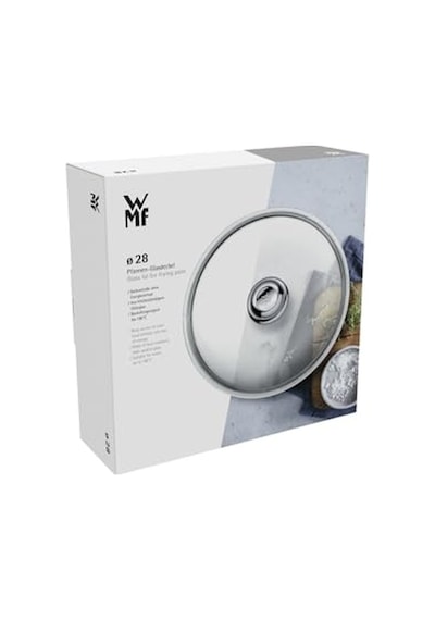 Cam Kapak 28 Cm Çok Renkli