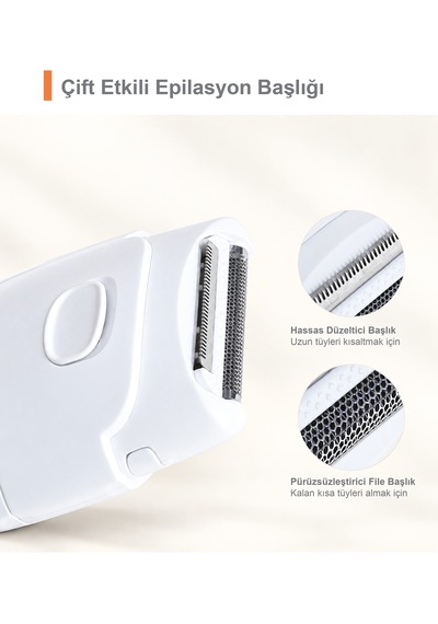Touchbeauty Tb1659 Çift Fonksiyonlu, Kablosuz, Epilasyon Aleti