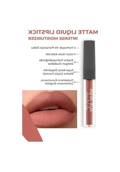 Uzun Süre Kalıcı Kadifemsi Mat Likit Ruj - 504 Spicy Terracott 00