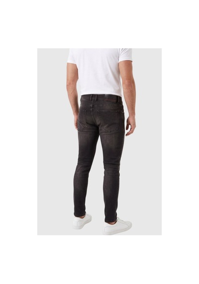 Deepsea Erkek Slim Fit Dar Kesim %98 Pamuk Likralı Taşlanmış Siyah Kot Pantolon Jean 2600026 Deepsea Erkek Slim Fit Dar Kesim %98 Pamuk Likralı Taşlanmış Siyah Kot Pantolon Jean 2600026