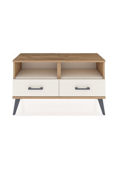 Arges Şifonyer 2 Raflı 2 Çekmeceli 88x30x48 Çam-aytaşı Aytaşı