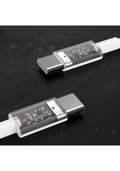 Apple Uyumlu 15/15 Pro Type-c To Type-c Hasır Örgü Hızlı Şarj Kablosu 1m 5399
