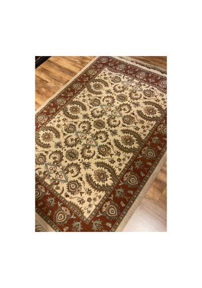Gümüşsuyu 1050 Bordo-krem Halı Çok Renkli