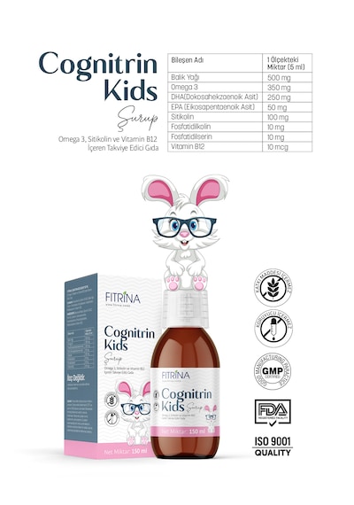 Fıtrina Cognıtrın Kids Şurup 150 Ml