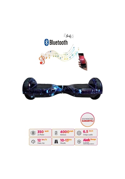 Citymate Hoverboard 6.5 inch Elektrikli Kaykay Scooter Bluetooth Hoparlörlü D03 Citymate Hoverboard 6.5 inch Elektrikli Kaykay Scooter Bluetooth Hoparlörlü D03