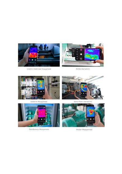Unit Uti120ms 120 90 İphone Telefon İçin Termal Kamera