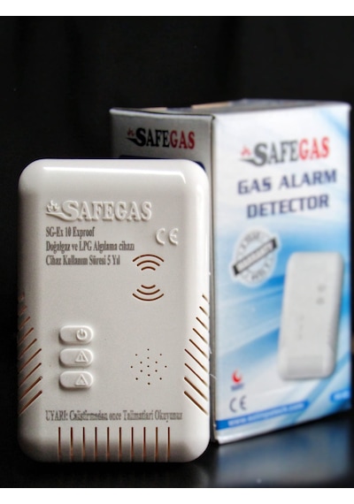 Safegas Sg-ex10 Gaz Alarm Cihazı Gaz Dedektörü