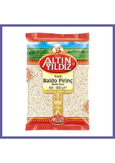 Bezos Altın Yıldız Baldo Pirinç 900 Gr Nıda