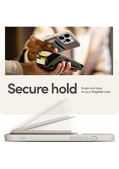 İçin Magsafe Özellikli Kartlı Manyetik Cüzdan Kajuk Mag Cream - Afa05260