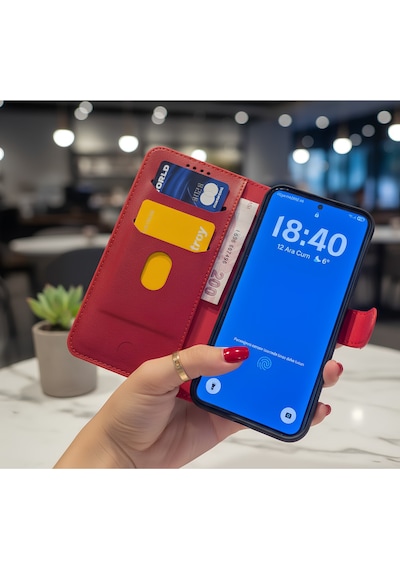 Xiaomi Mi 12 Lite Kılıf Deri Mıkntıslı Kapaklı Standlı Cüzdanlı Kılıf