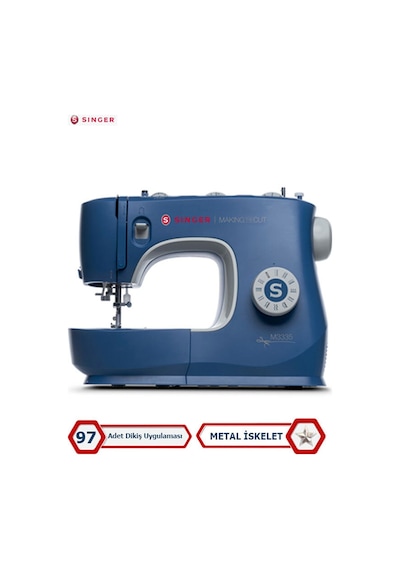 Singer M3335 Making The Cut Dikiş Makinesi Mavi