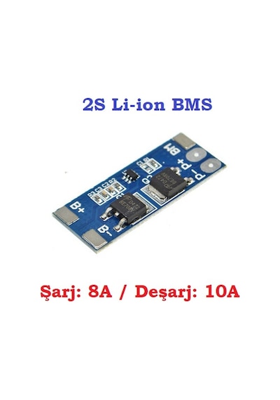 Meltis 2S 10A Lityum İyon Bms Batarya Koruma Devresi