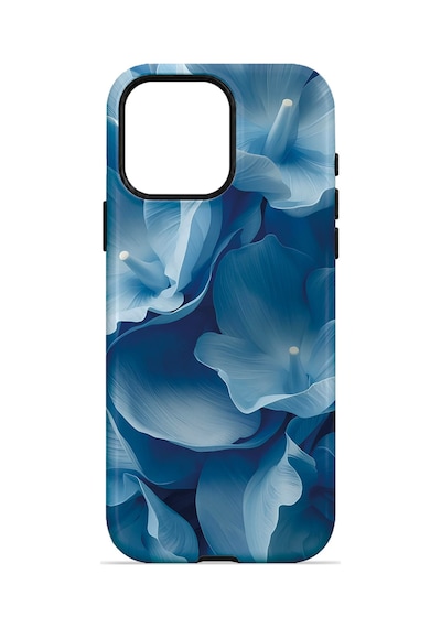 Velvoria Valestra Mavi Ortanca Apple iPhone Uyumlu 15 Pro Darbe Korumalı Kılıf Valestra Select - Mavi Ortanca
