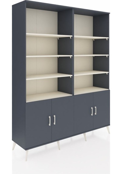 Hyperion Gardrop 10 Raflı 4 Kapaklı 176x44x221 Antrasit-antrasit/aytaşı Antrasit/aytaşı Hyperion Gardrop 10 Raflı 4 Kapaklı 176x44x221 Antrasit-antrasit/aytaşı Antrasit/aytaşı