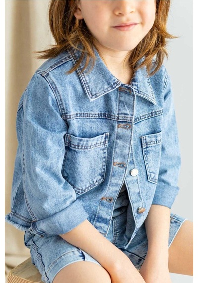 Oliven The Kid Oliventhekid Unisex Kot Ceket Mavi Mavi