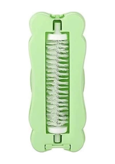 Kelebek Tasarımlı Tek Fırçalı Gırgır 17x7x4 Cm Yeşil Diğer