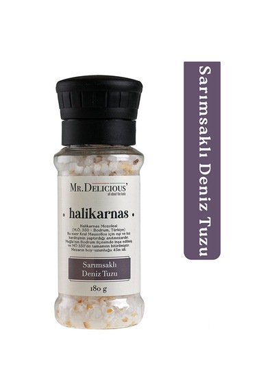Sarımsaklı Deniz Tuzu Halikarnas 180g