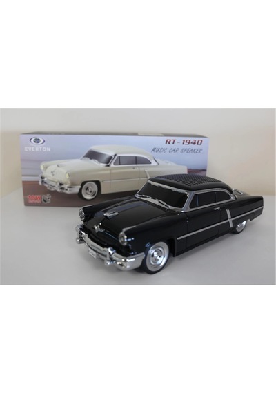 Everton Rt-1940 Siyah Arabalı Bluetooth Fm-usb-tf-aux Şarjlı Nostaljik Radyo Kdo